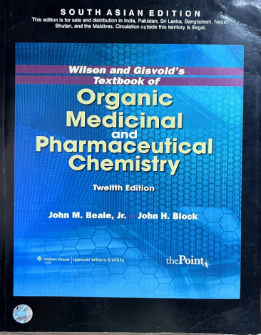 Wilson & Gisvold's Textbook of Organic Medicinal & Pharmaceutical Chemistry,(HB),12/e